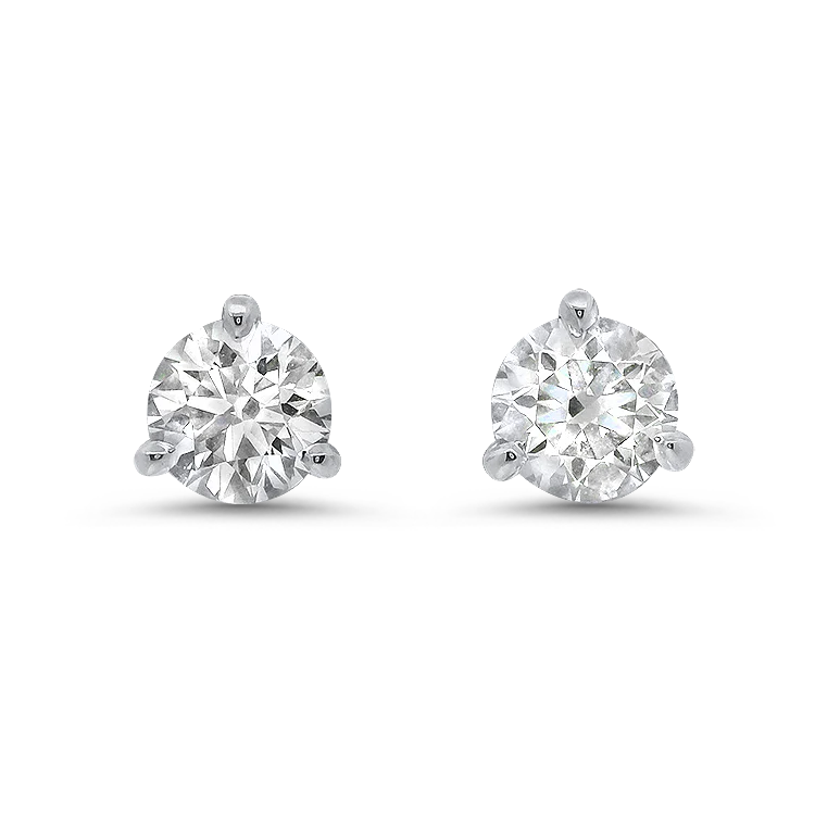1.23ctw Hearts On Fire Estate Diamond Studs