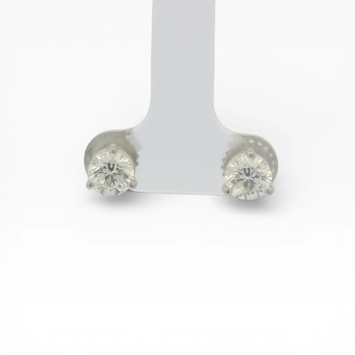 1.43ctw Kwiat Estate Diamond Studs in Platinum
