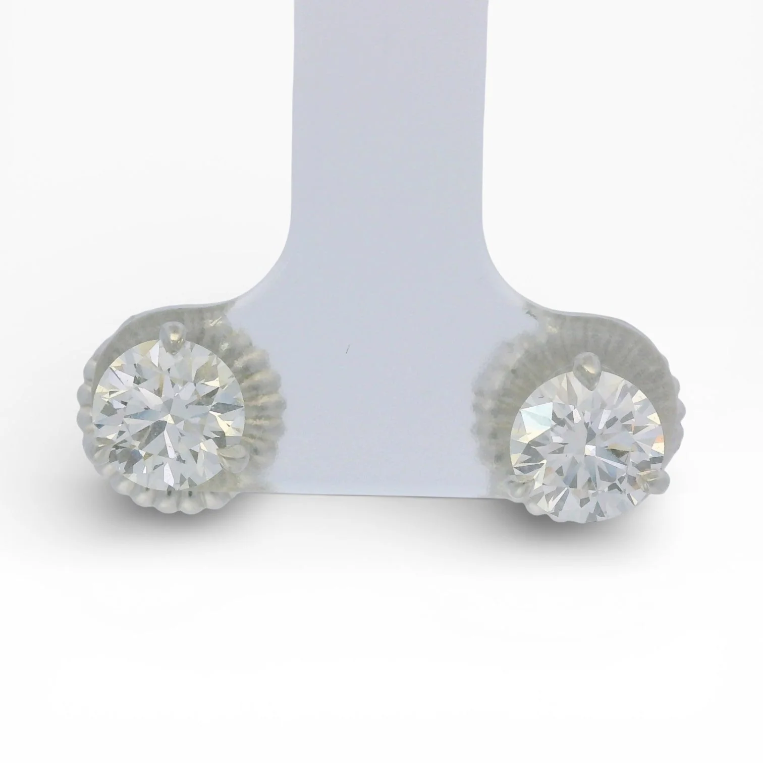 1.66ctw Hearts On Fire Estate Diamond Studs