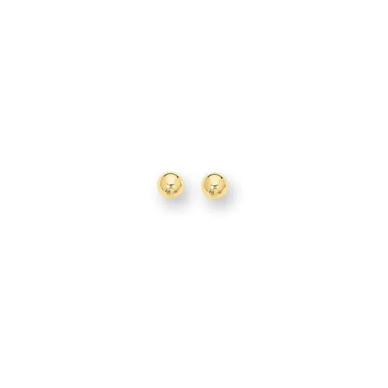 Springer's Forever Signature Polished 8mm Post Earring - Yellow Gold