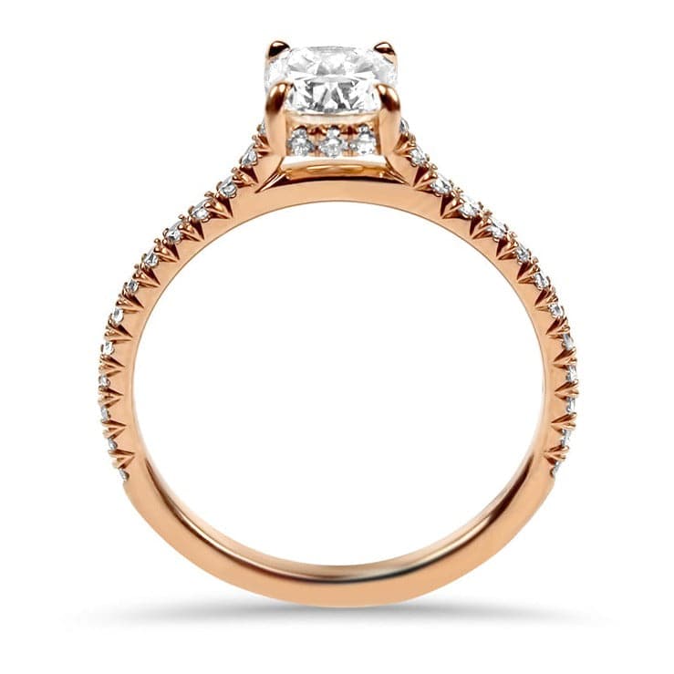 Kwiat Reserve Cushion Cut Diamond Engagement Ring in Rose Gold - .90ct - Image 3