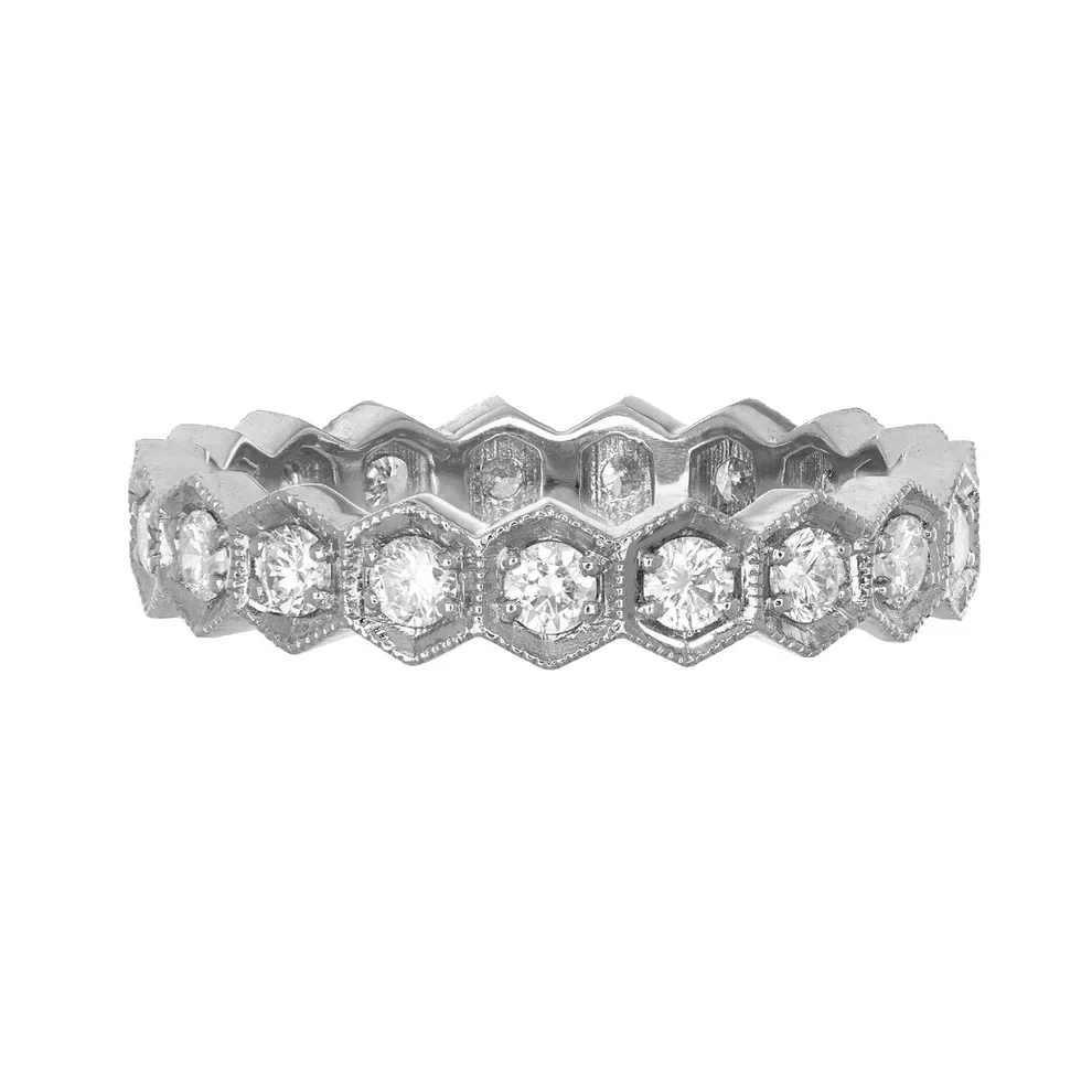 Sethi Couture Regency 18k White Gold Diamond Eternity Band