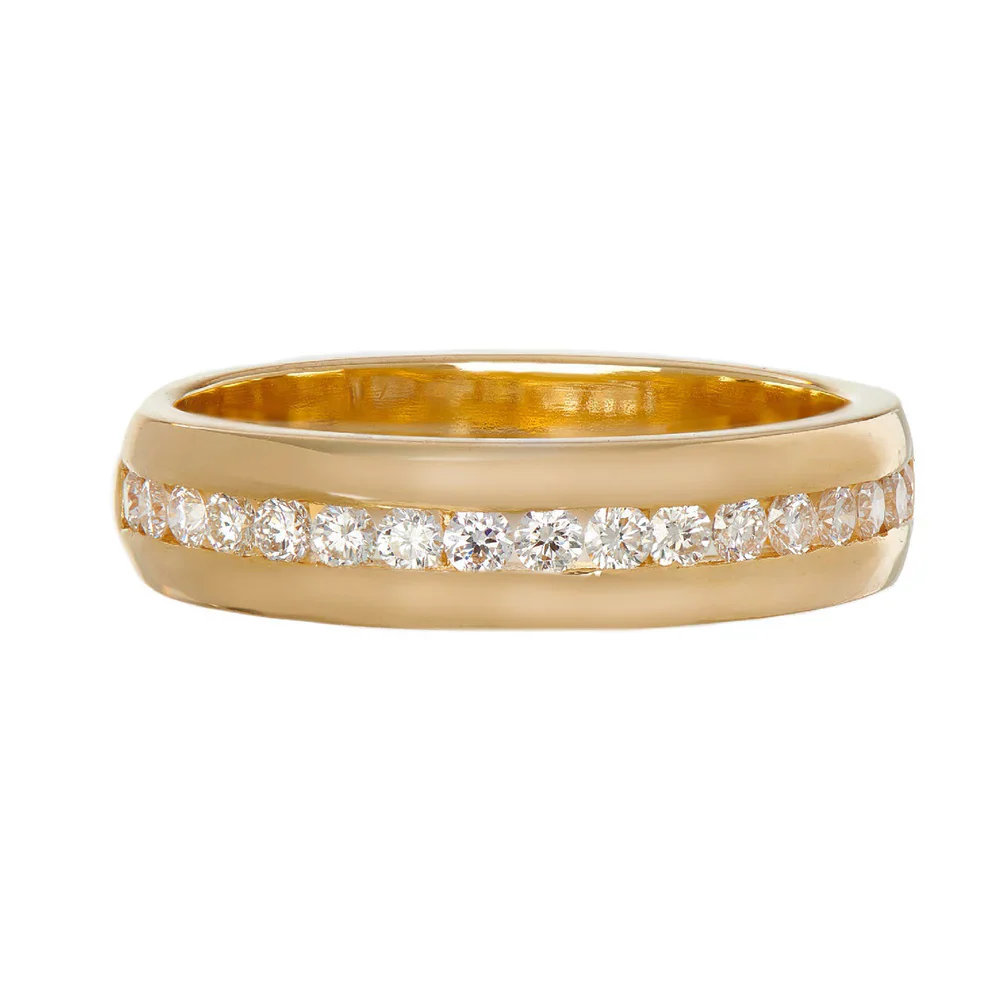 Sethi Couture 18K Yellow Gold Diamond Channel-Set Band