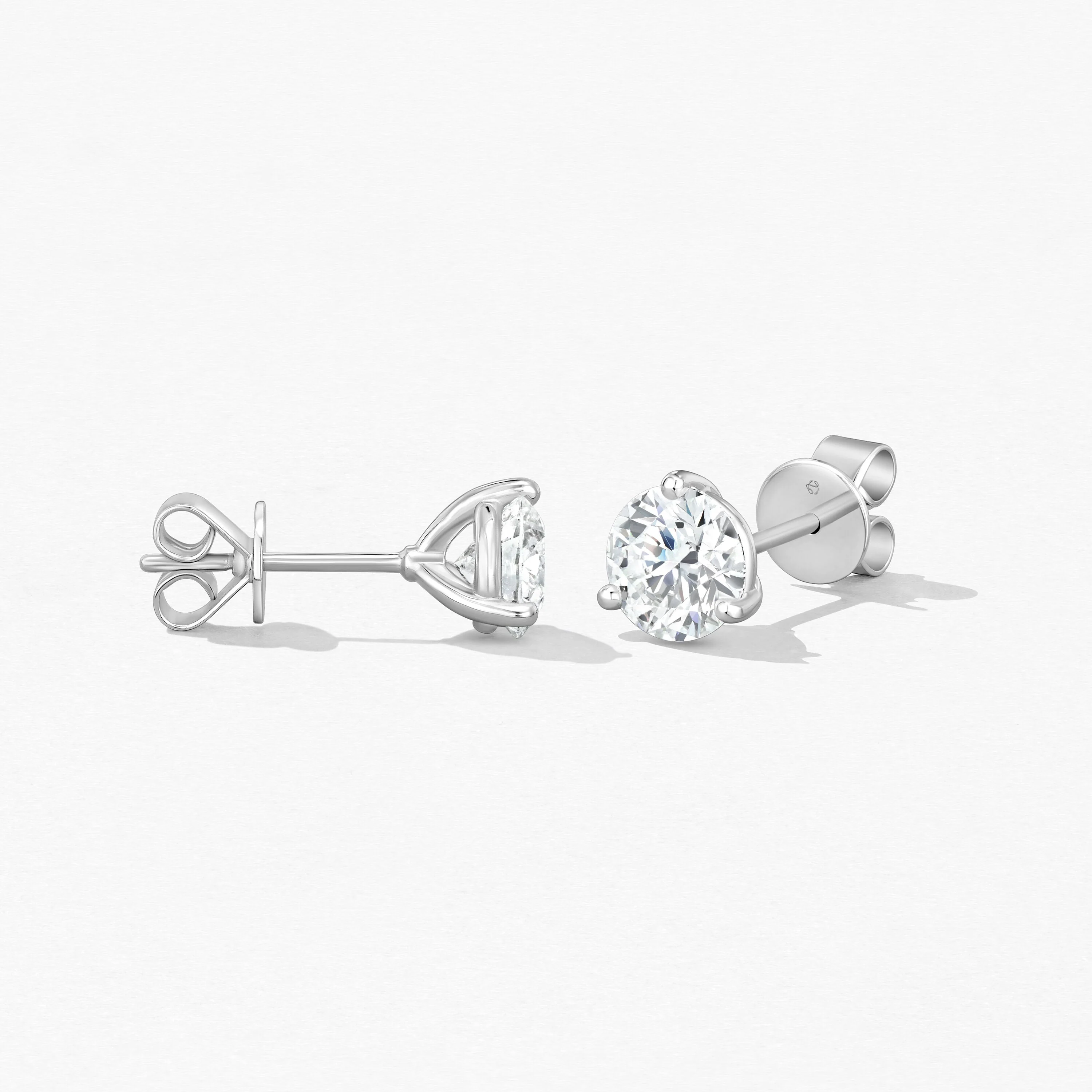 1.40ctw Hearts On Fire Diamond Studs - 18K White Gold - Image 2