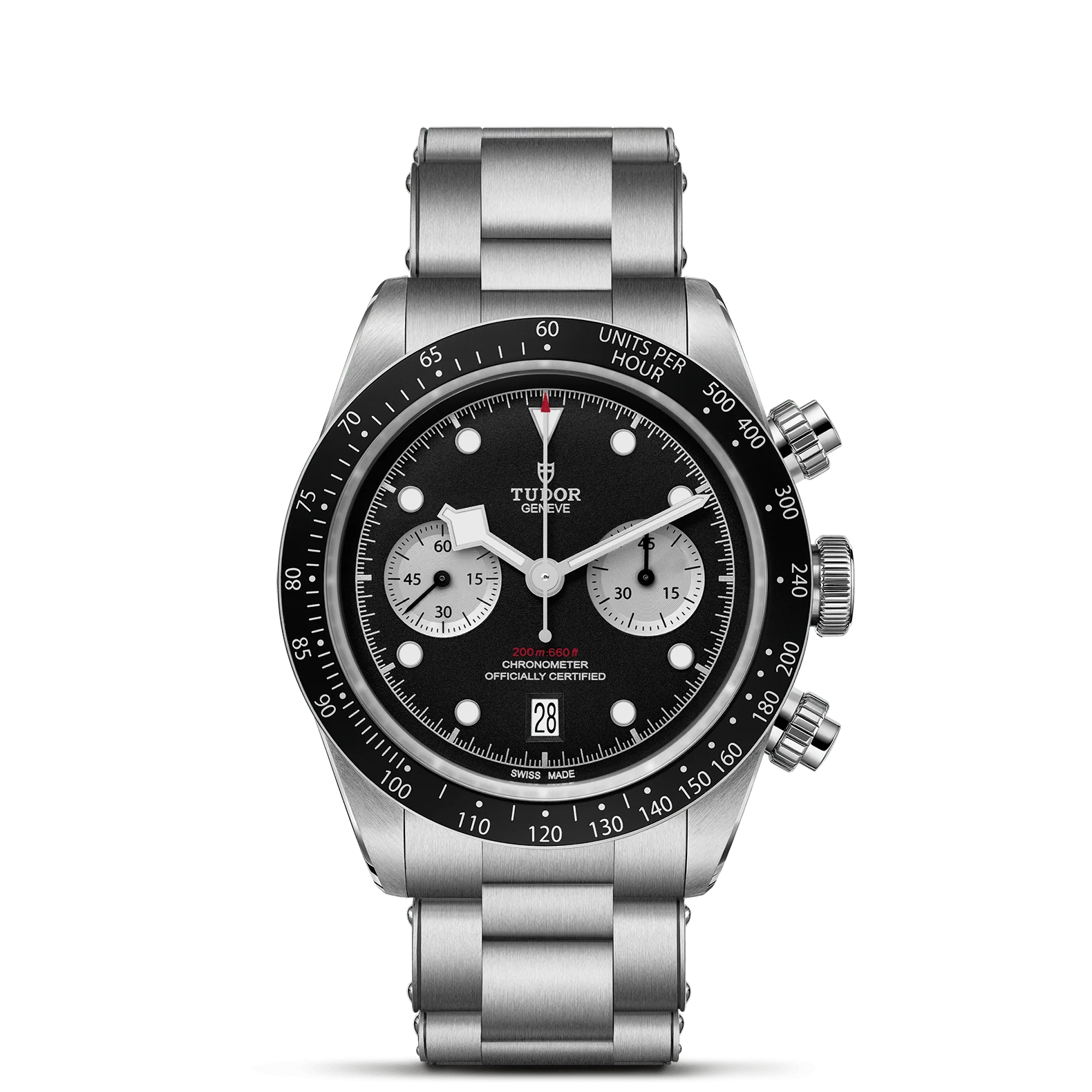 TUDOR Black Bay Chrono, Black Dial, Steel Case (M79360N-0011)