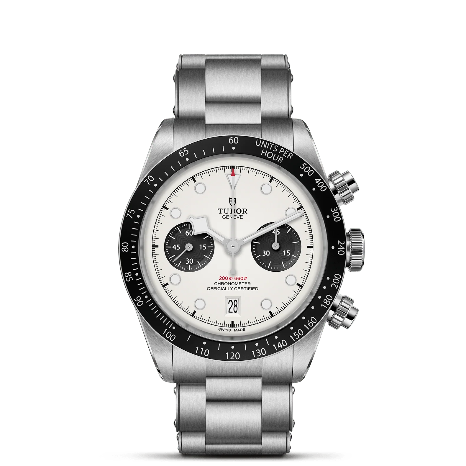TUDOR Black Bay Chrono, Opaline Dial, Steel Bracelet (M79360N-0012)