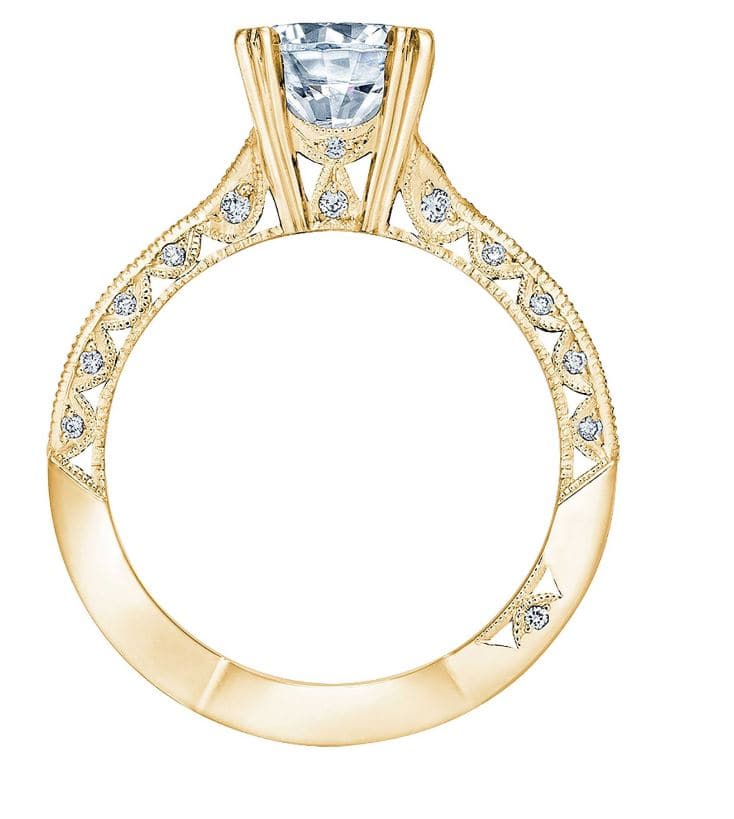 Tacori Classic Crescent Solitaire Engagement Setting - Image 2