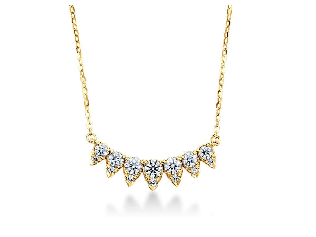Hearts On Fire 18K Yellow Gold "Aerial Lunar Eclipse" Diamond Necklace