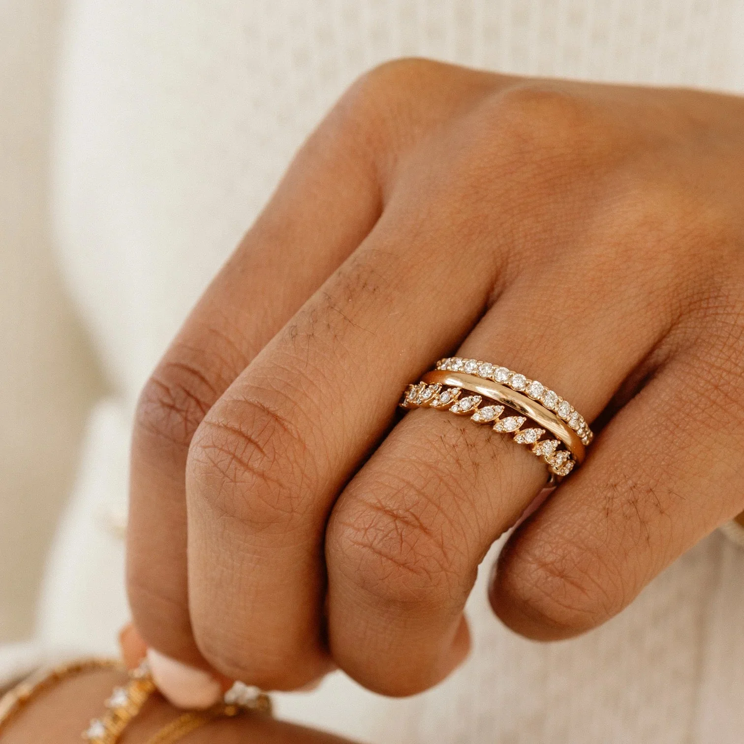 Dana Rebecca Designs Sophia Ryan 14k Yellow Gold Marquise Tilt Ring - Image 3