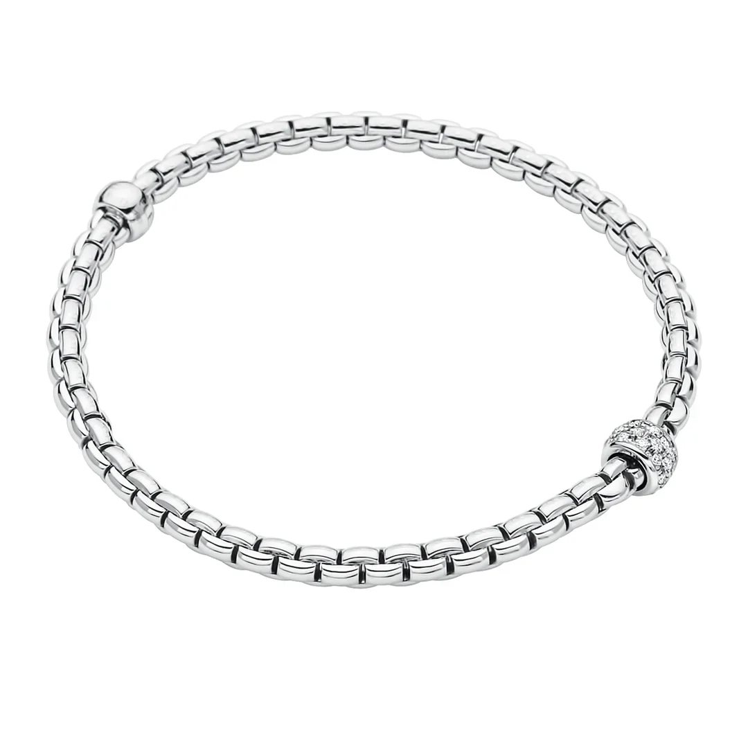 Fope Eka Tiny Bracelet with Diamonds
