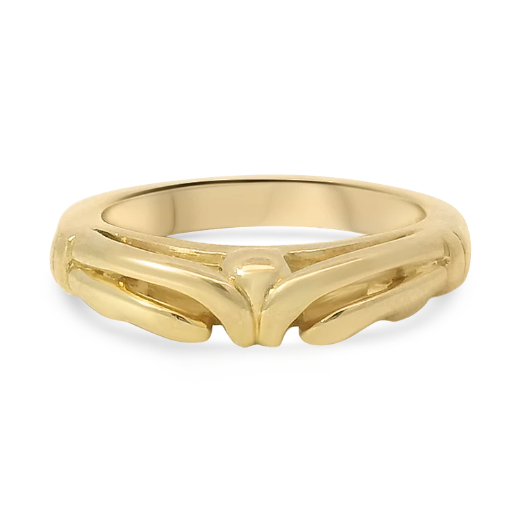 Estate 18k Yellow Gold Decorative Open-Work Band