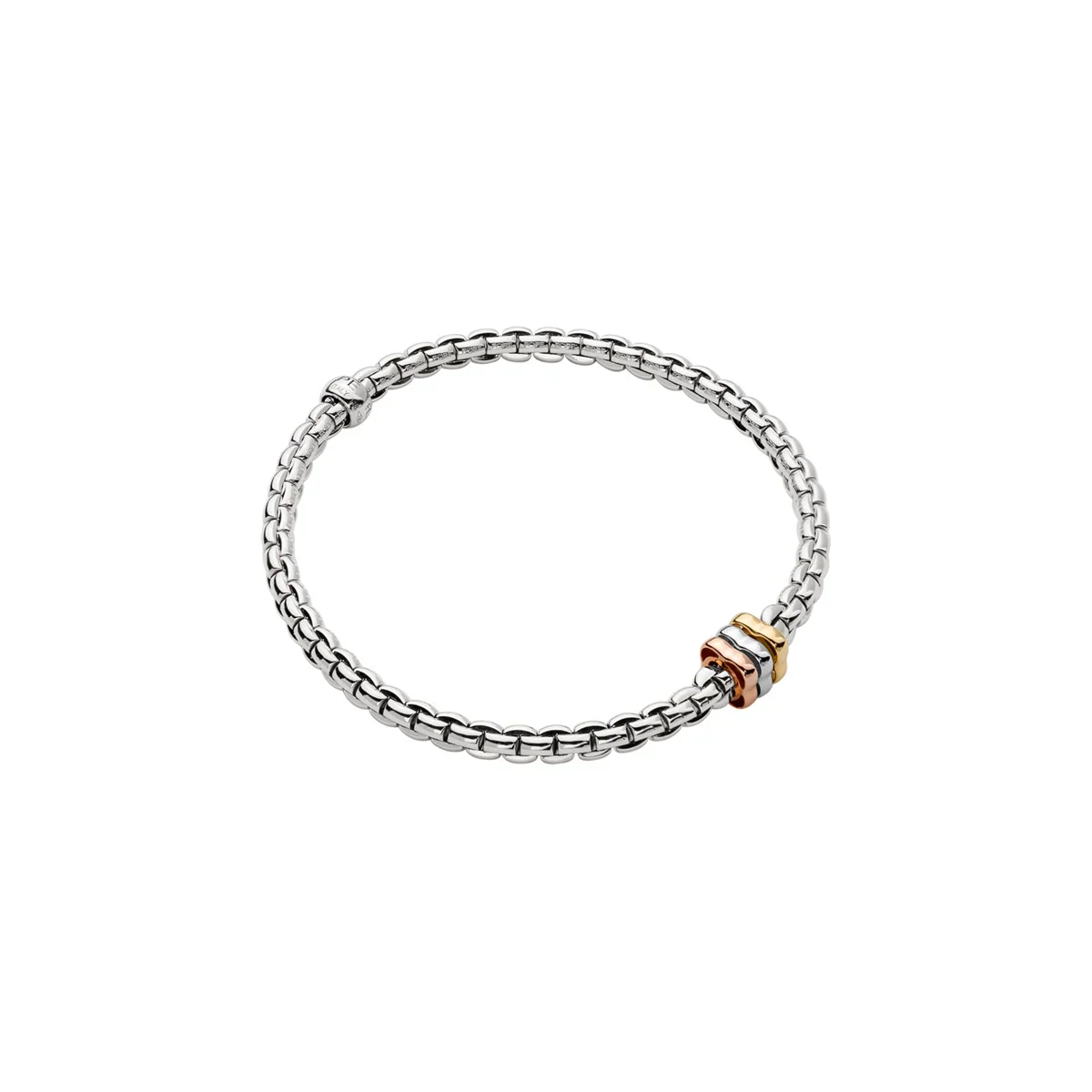 Fope Eka 18k White Gold Flex'It Bracelet - Size Medium