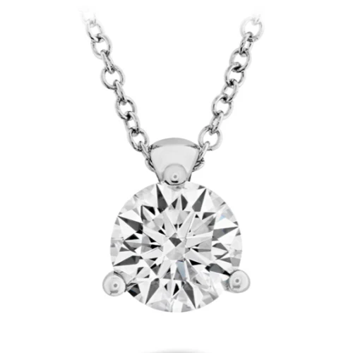 Hearts On Fire Classic 18k White Gold Diamond Pendant