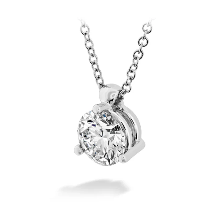 Hearts On Fire Classic 18k White Gold Diamond Pendant - Image 2