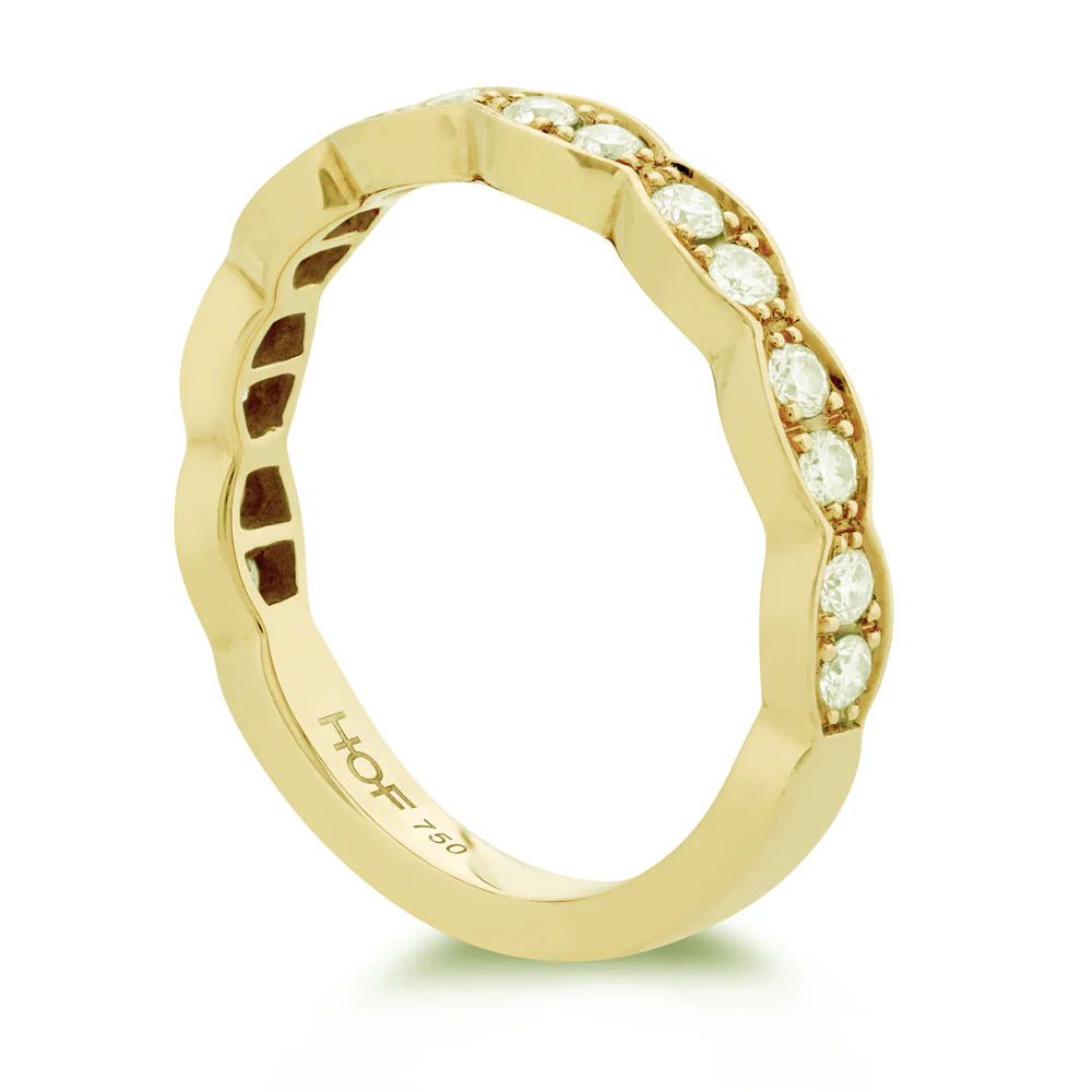Hearts On Fire Lorelei 18K Yellow Gold Floral Diamond Band - Image 2