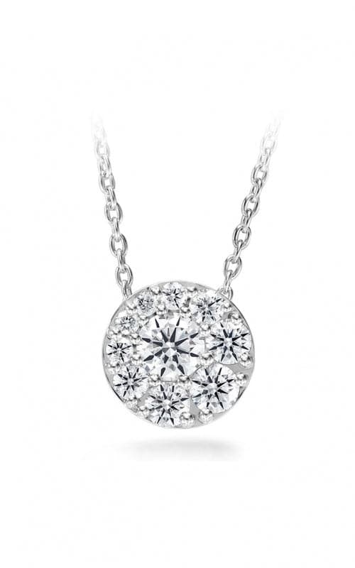 Hearts On Fire Tessa 18k White Gold Round Diamond Pendant