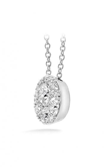 Hearts On Fire Tessa 18k White Gold Round Diamond Pendant - Image 2