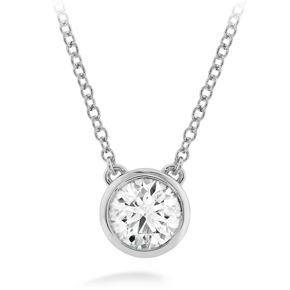 Hearts On Fire HOF Classic Bezel Solitaire Pendant