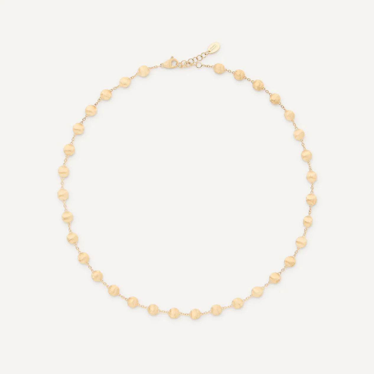 Marco Bicego Africa 18k Yellow Gold Bead Necklace – 16.5"