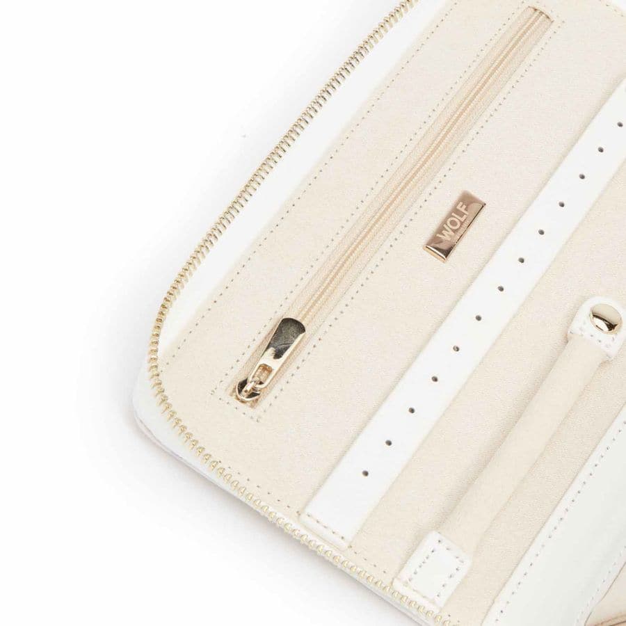 WOLF Maria Jewelry Portfolio Travel Case - White - Image 2