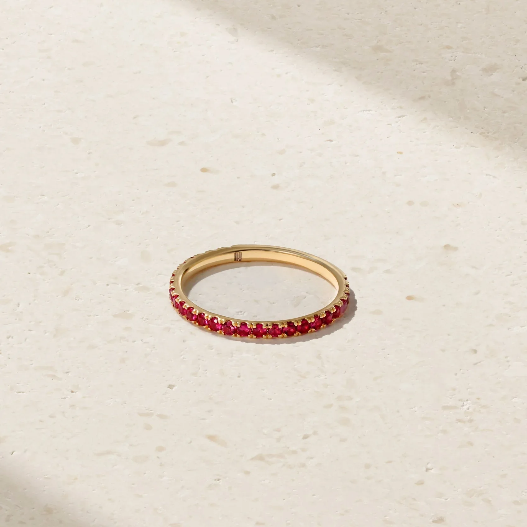 Mark Henry 18k Yellow Gold Thread Ruby Band