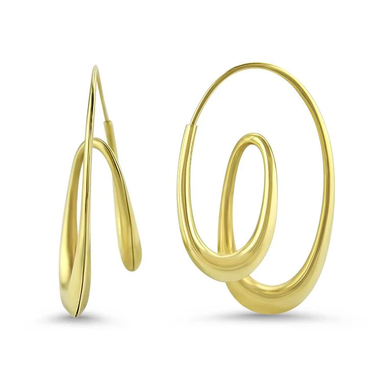 Michael Good 18k Yellow Gold Baroque Earrings - Medium