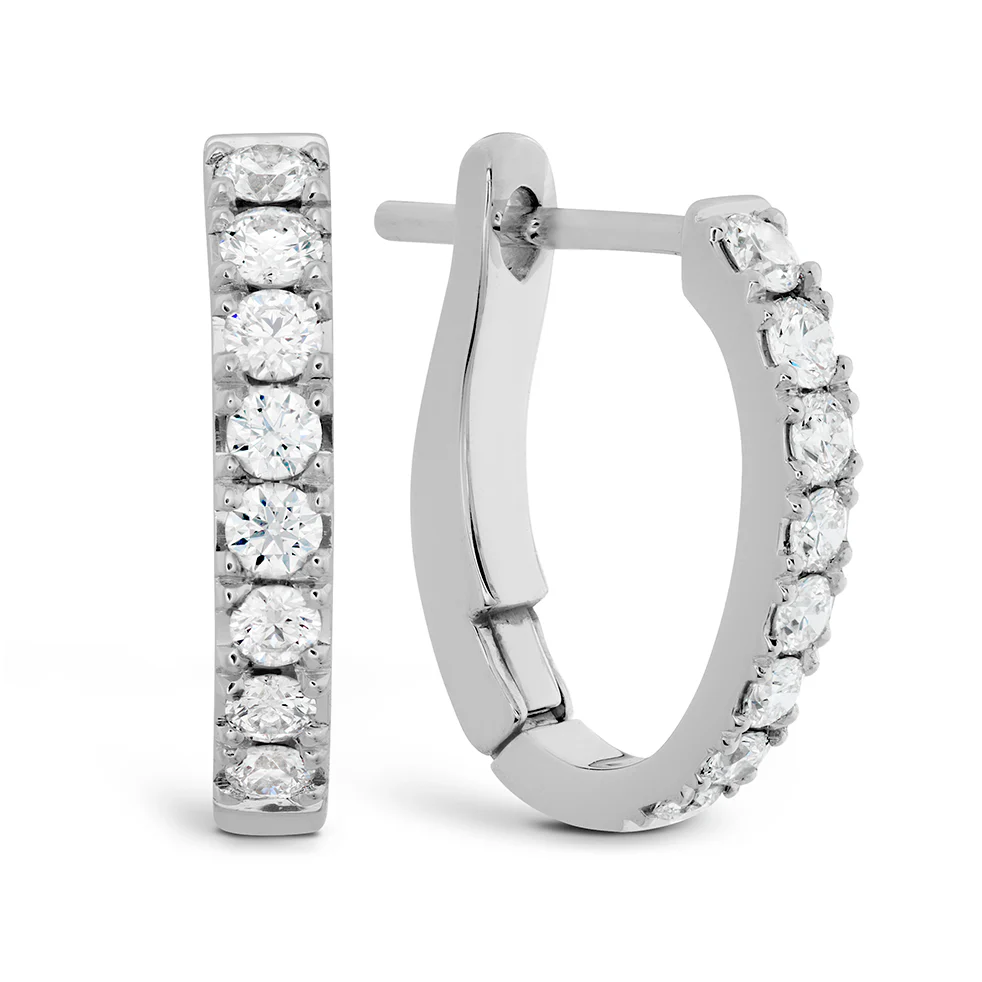 Hearts On Fire Mini Hoop Graduated Earrings