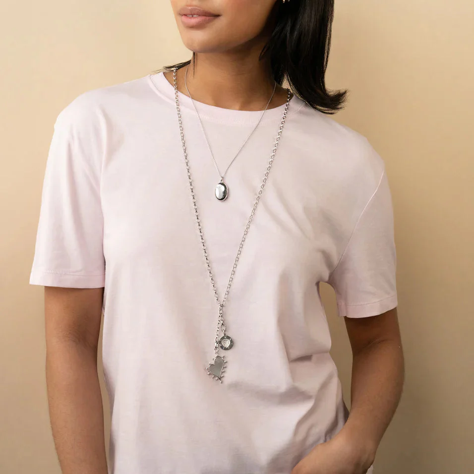 Monica Rich Kosann Sterling Silver 34" “Design Your Own” Charm Chain Necklace - Image 2