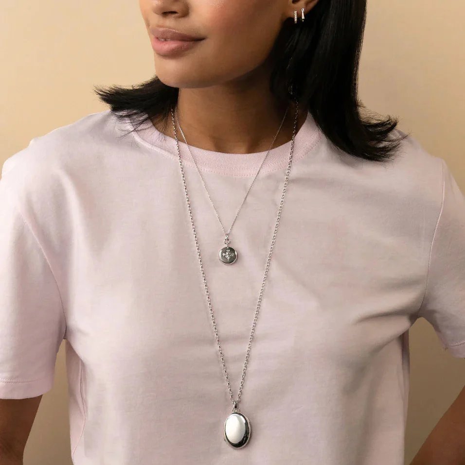 Monica Rich Kosann Sterling Silver Four Image Premier Locket Necklace - Image 2