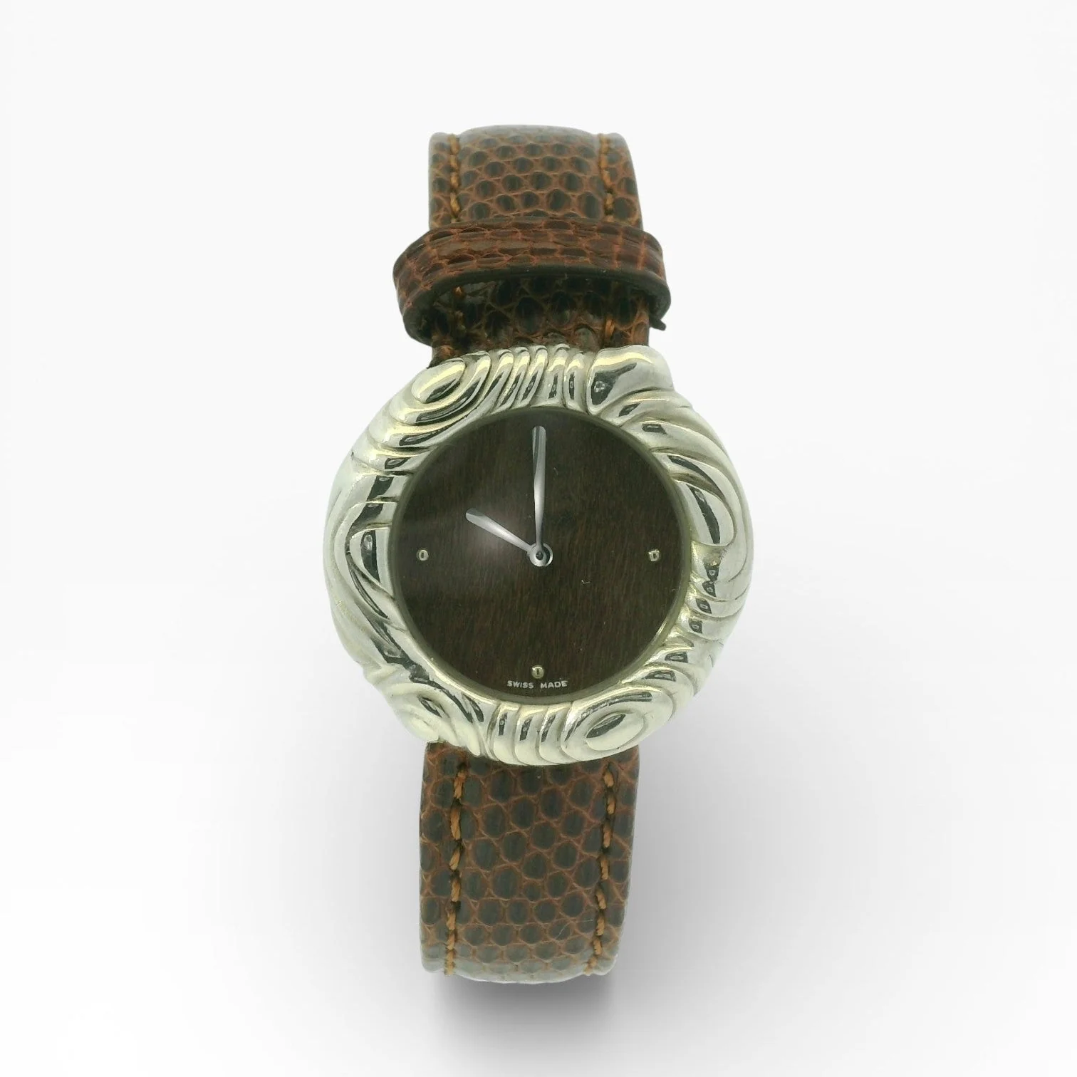 Pre-Owned Sterling Silver Angela Cummings Round 26mm Watch