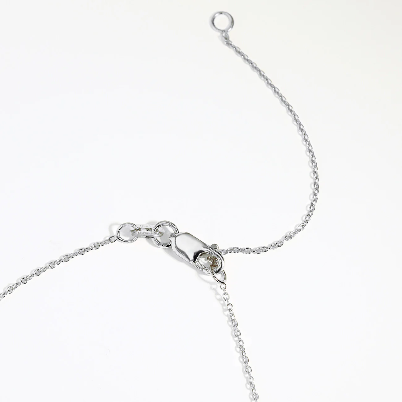 Roberto Coin 18k White Gold Tiny Treasures Diamond Baby Cross Pendant Necklace - Image 3