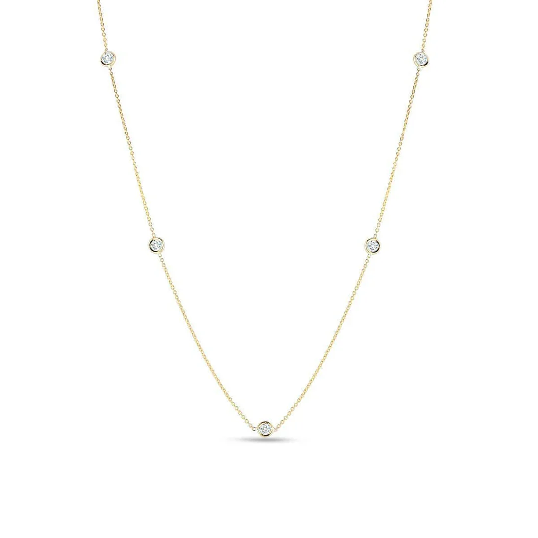 Roberto Coin 18k Yellow Gold Diamonds By the Yard Necklace