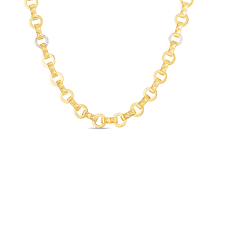 Roberto Coin Obelisco 18K Yellow Gold Diamond Accent Necklace