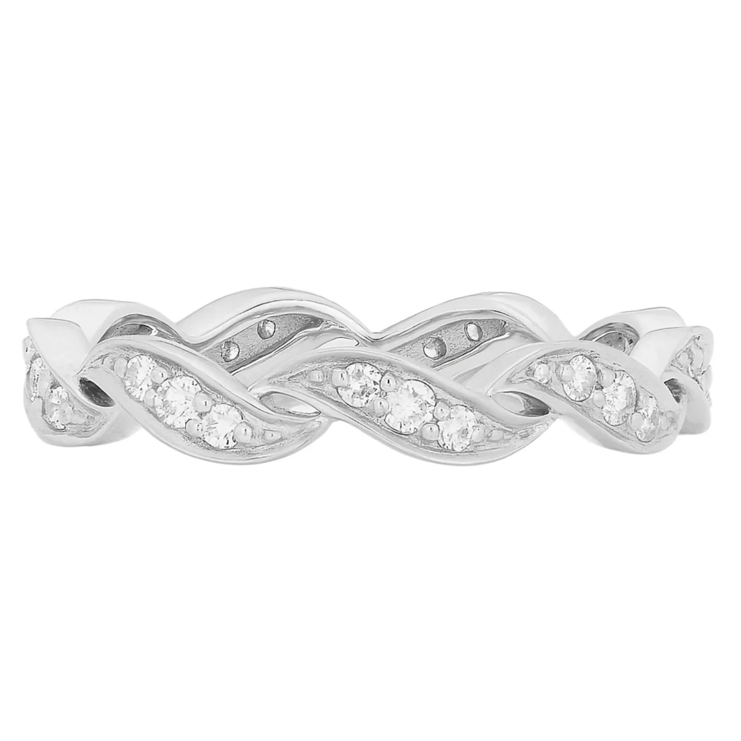 Sethi Couture Esha 18k White Gold Diamond Band