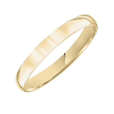 Springer's Forever Signature 14k Yellow Gold 3mm Comfort Fit Wedding Band - Image 2