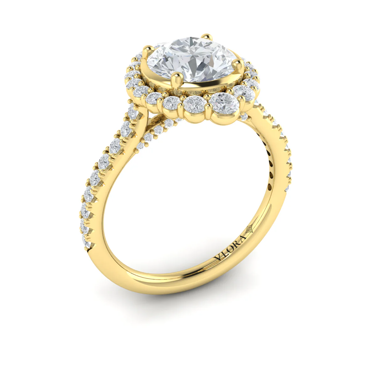 Springer's Forever Select 18K Yellow Gold Engagement Ring Mounting - Image 3