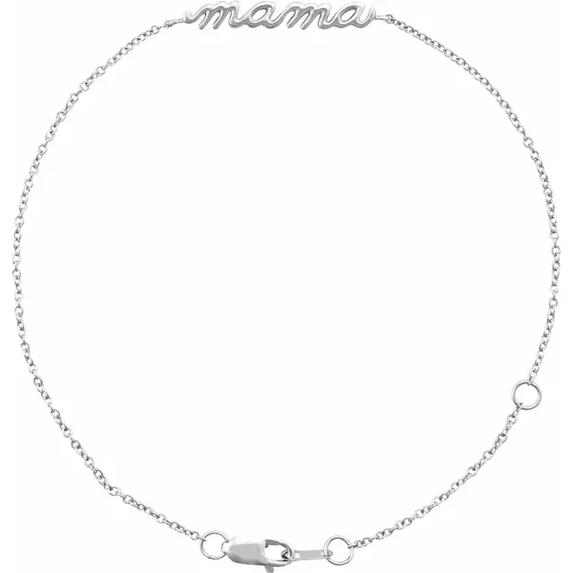 Springer's Forever Signature Mama Sterling Silver Bracelet