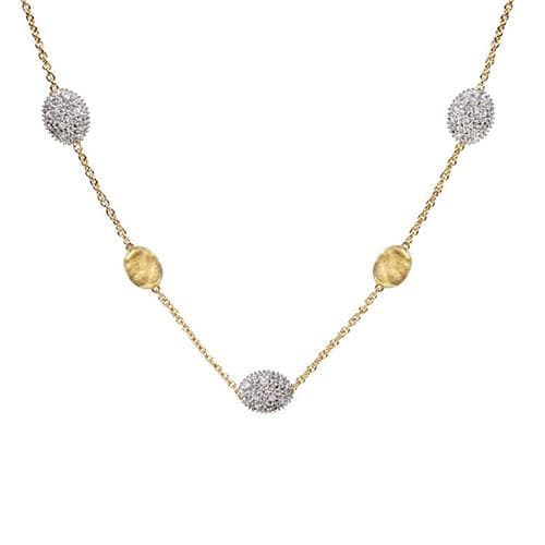 Marco Bicego Siviglia Diamond Pavé Small Bead Necklace - Image 3