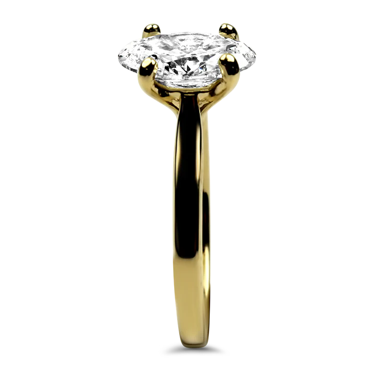 Springer's Forever Signature 14k Yellow Gold Oval Diamond Engagement Ring - 2.00cts - Image 2