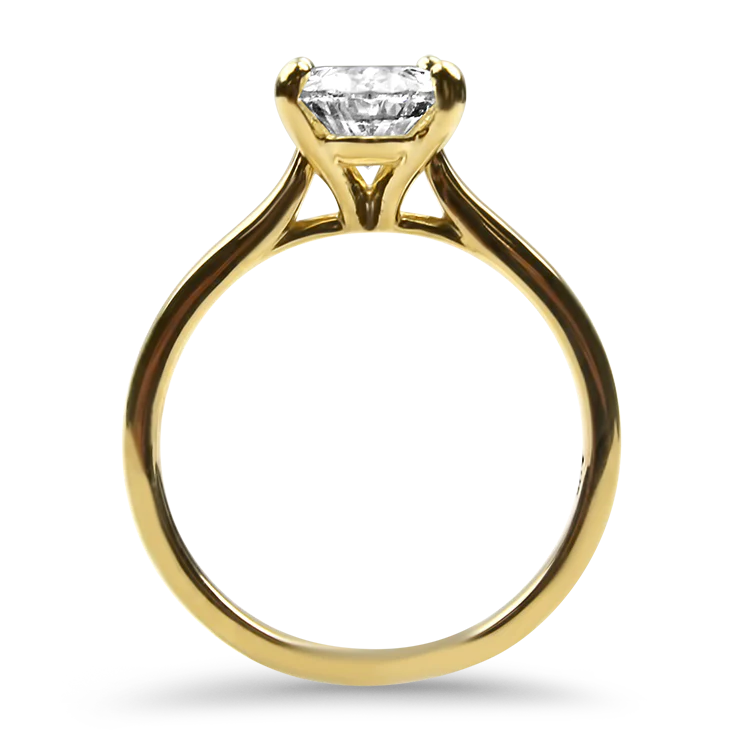 Springer's Forever Signature 14k Yellow Gold Oval Diamond Engagement Ring - 2.00cts - Image 3