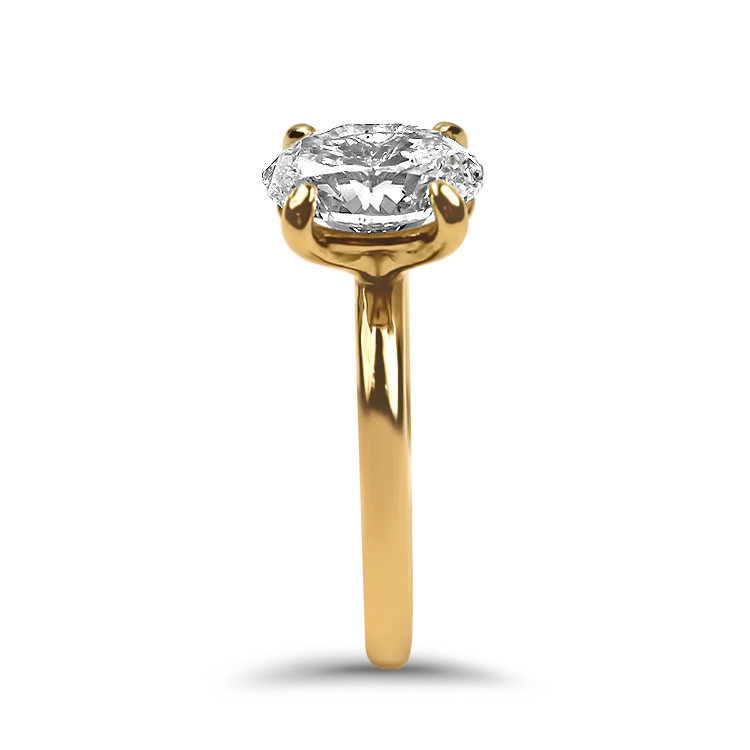 Springer's Forever Select 18k Yellow Gold 1.60cts Oval Diamond Engagement Ring - Image 3