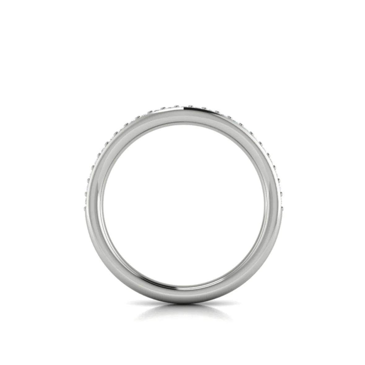Springer's Forever Select by Vlora 18K White Gold Diamond Contour Band - .21ctw - Image 3