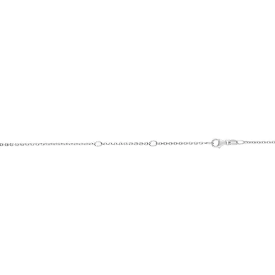 Springer's Forever Signature 14k White Gold 1.2mm Double Extendable Cable Chain - 18"