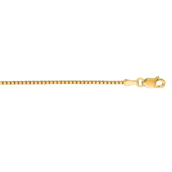 Springer's Forever Signature 14k Yellow Gold 1.1mm Classic Box Chain - 16"