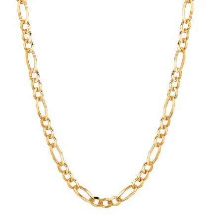 Springer's Forever Signature 14k Yellow Gold 4.5mm Figaro Chain - 22"