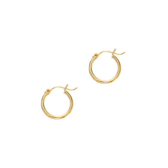 Springer's Forever Signature 14k Yellow Gold Hoop Earring - 20mm