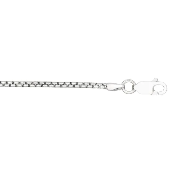 Springer's Forever Signature Sterling Silver 1.8mm Round Box Chain - 18"