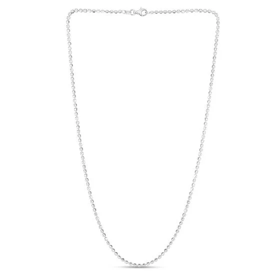 Springer's Forever Signature Sterling Silver 2.5mm Moon-Cut Bead Chain - 18" - Image 2