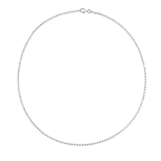 Springer's Forever Signature Sterling Silver 2.5mm Moon-Cut Bead Chain - 18" - Image 3