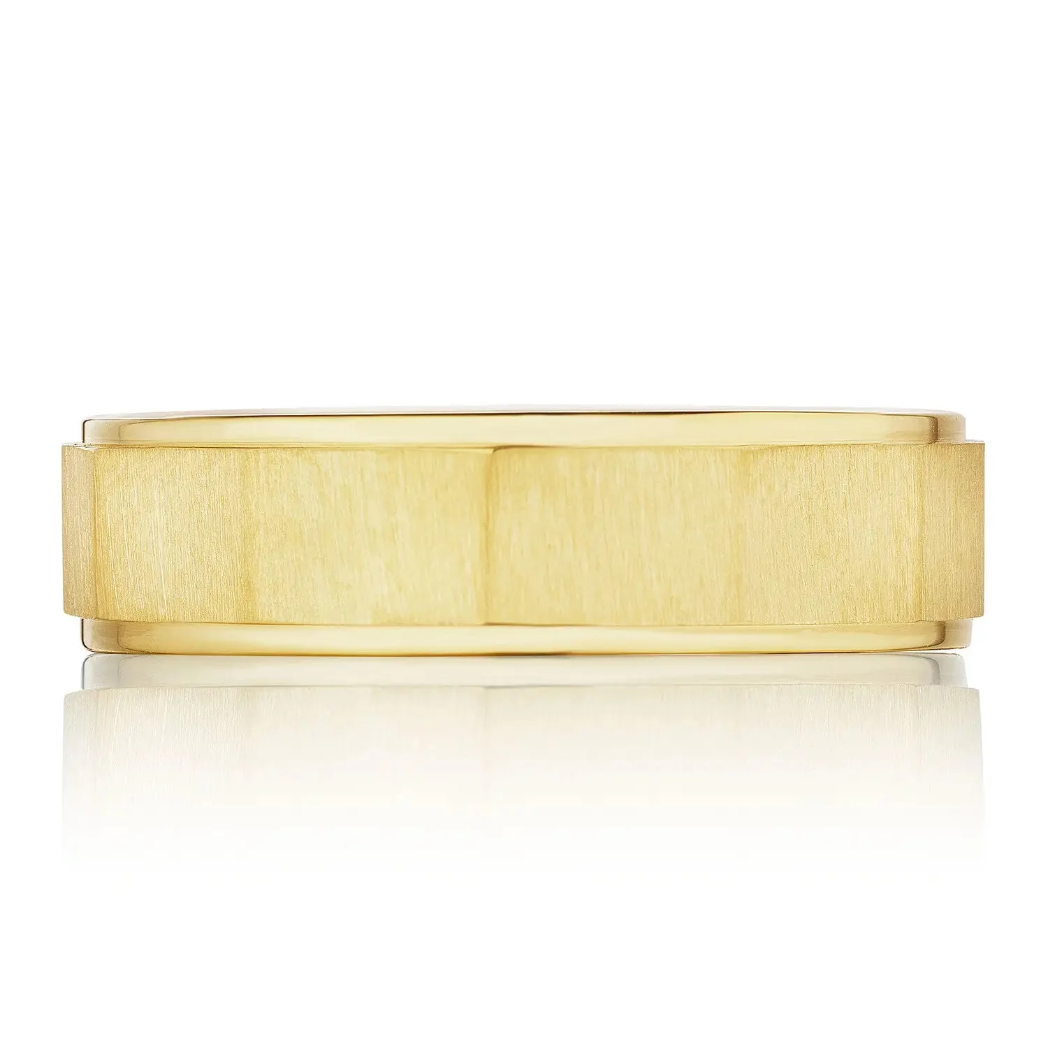 Tacori 18k Yellow Gold Geometric Faceted Wedding Band